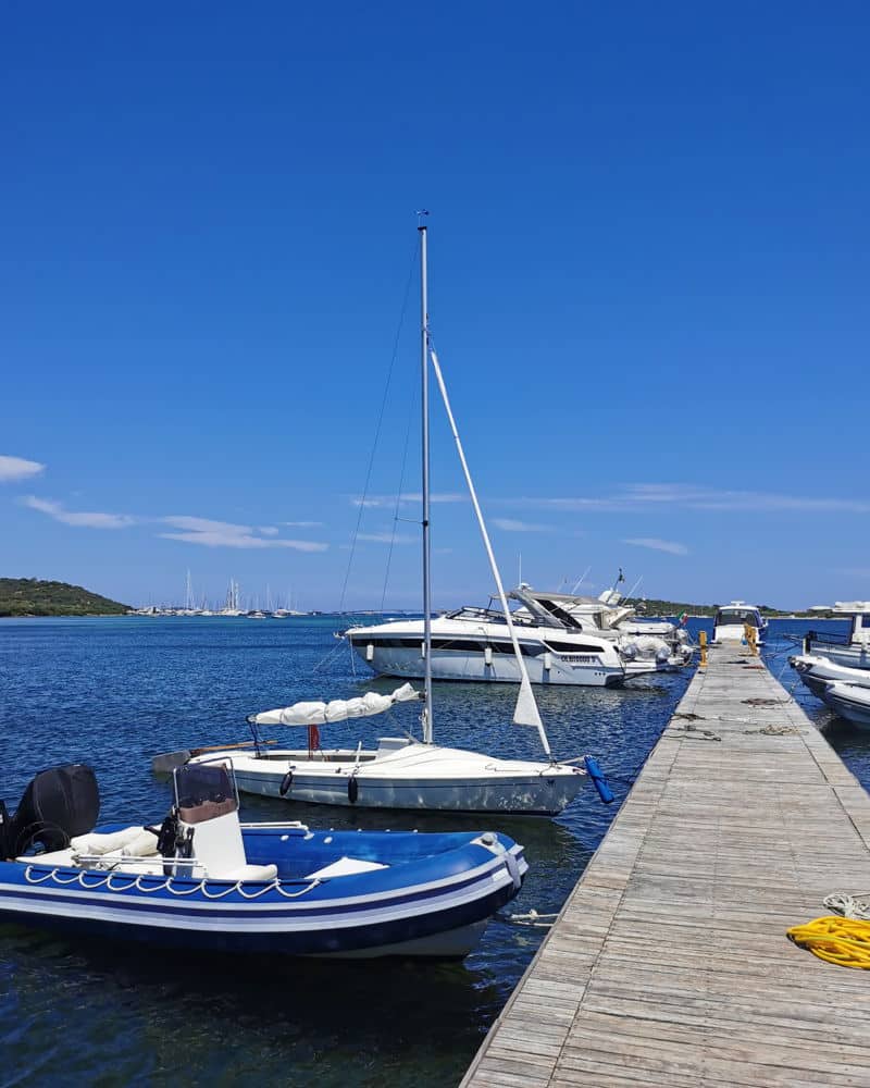 ormeggio in Sardegna